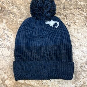 Men’s Pom Beanie With Lined Fleece Goodfellow & Co Dark Blue NWT